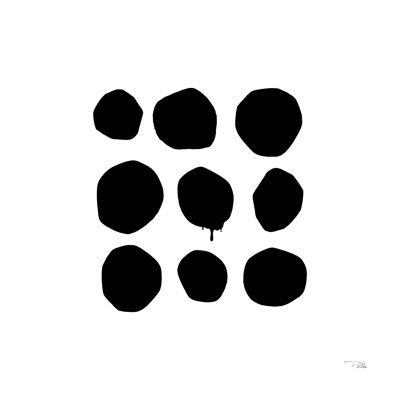 Eviana Simple Dots III On Canvas by Pela Print