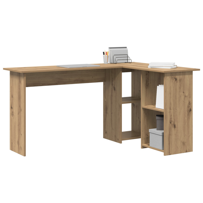 Desk Engineered Wood Medium Desk, Artisan Oak