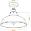 Plafonnier semi-encastré avec abat-jour en métal Curvy-1396120858