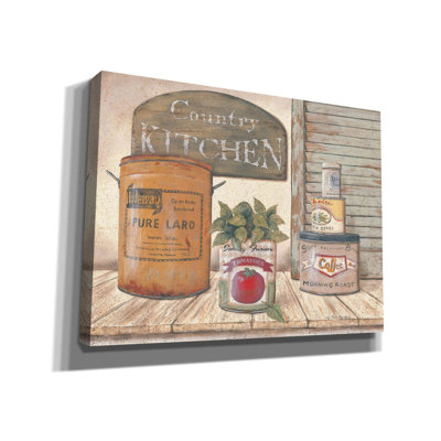 «Mom's Kitchen II» par Pam Britton, art mural sur toile