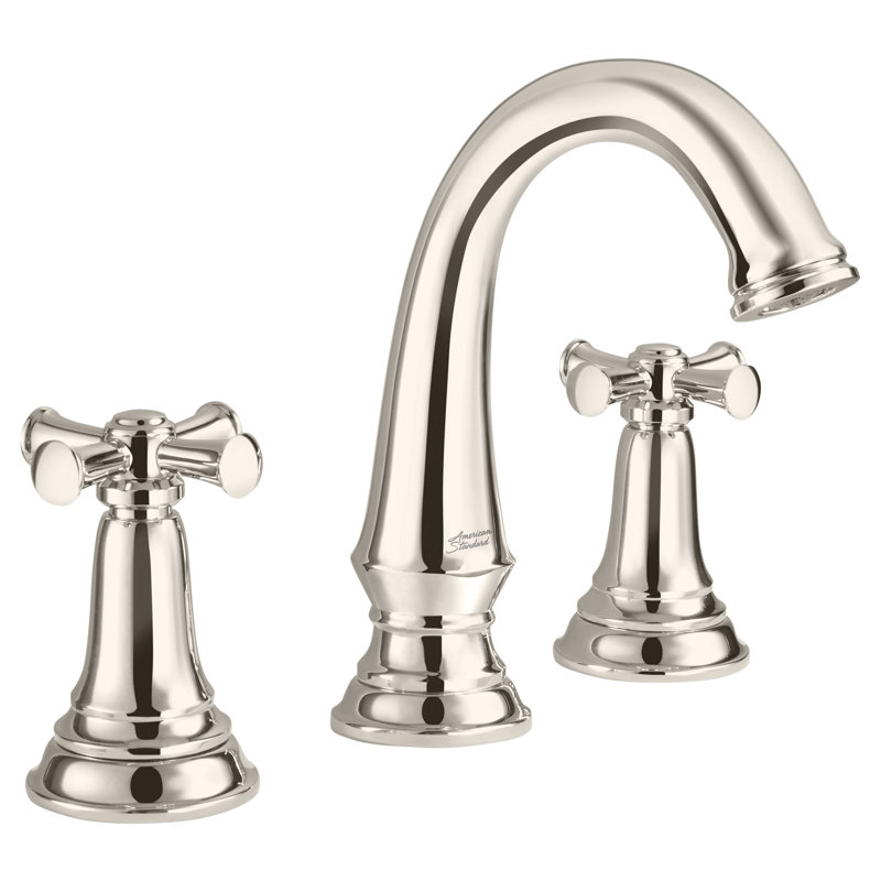Delancey 2-handle Bathroom Faucet with Drain Assembly, Polished Nickel
