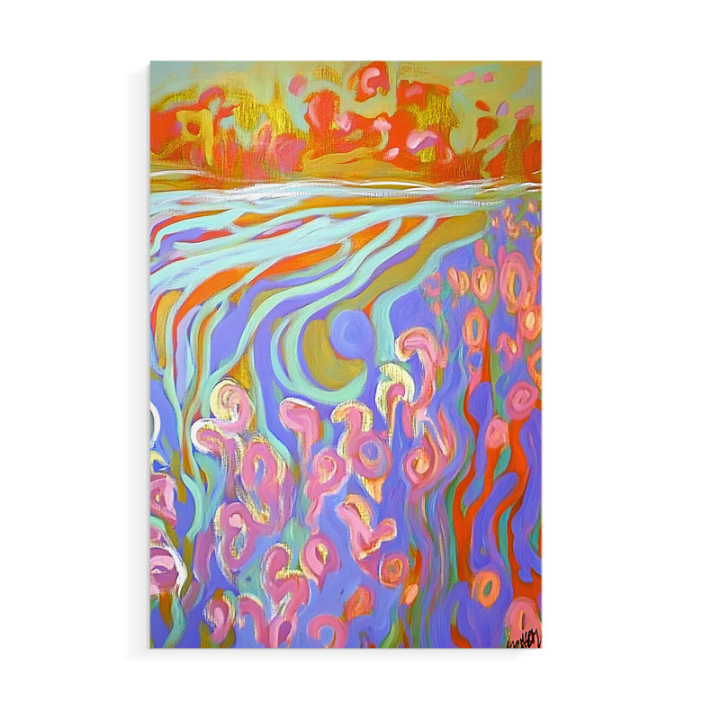 Série ABSTRACT DCCVI - Impression sur toile seulement - NON CADRE, H 18 po x l 12 po