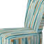 Chaise d'appoint rembourrée moderne Zen Tranquility Striped