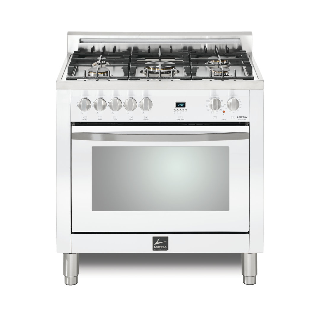 Lofra Curva Series 36 Inch Dual Fuel Range with 5 Sealed Brass Burners Lofra 