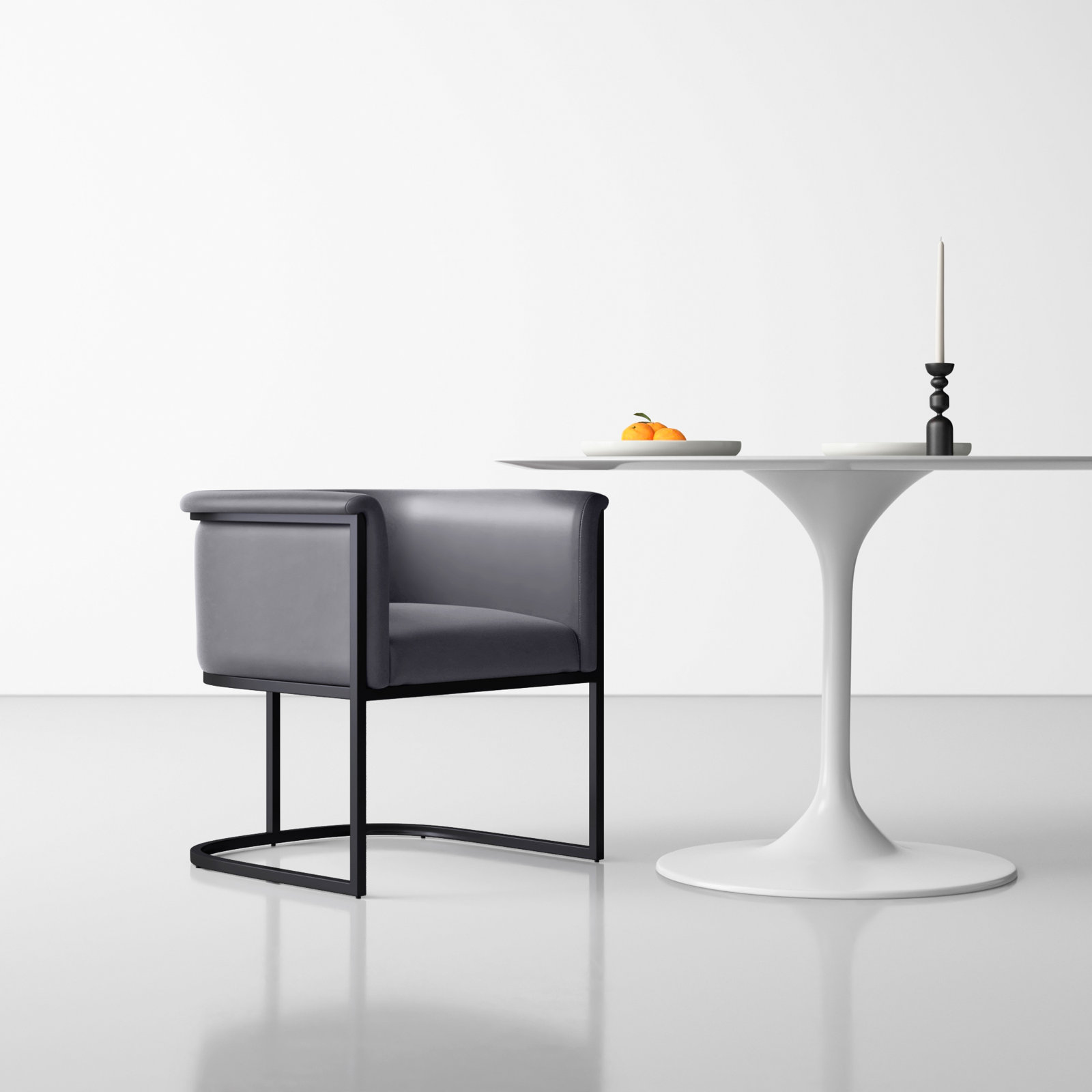Virgil Armchair, Black