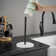 Paper Towel Holder Countertop Standing With Marble Base Spring Arm For Kitchen,Bathroom,Bedroom