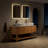 60'' Double Bathroom Vanity with Engineered Stone Top