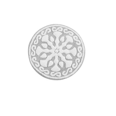 1- Piece Medallion Cotton Tufted Bath Rug
