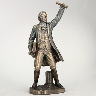 13 in H Alexander Hamilton Poly Resin