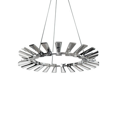 Lustre Wedge 36 "- Chrome poli
