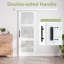 Porte de grange coulissante en verre givré 3-Lite Hidden Style-129720801-111068079-126128978