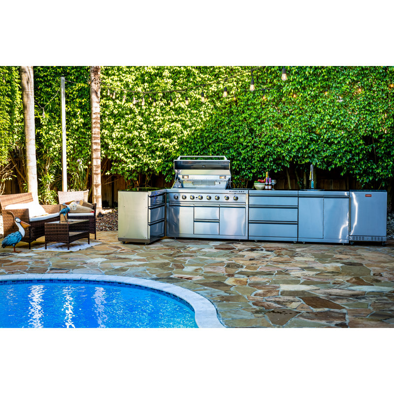 Marrinox 8 Burner Barbecue Grill