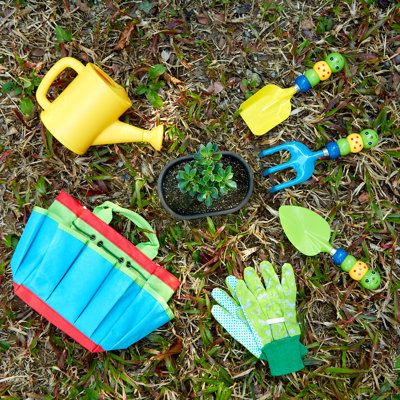 6 Pcs Caterpillar Kids Garden Tools Set
