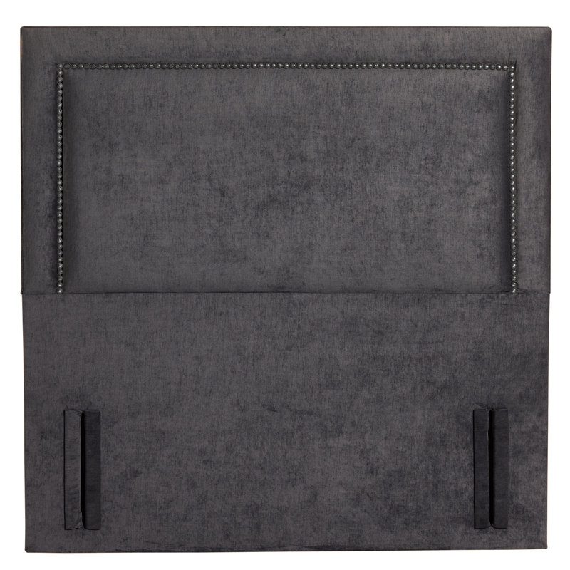 Cherene Upholstered Headboard, Charcoal, Super King (6')
