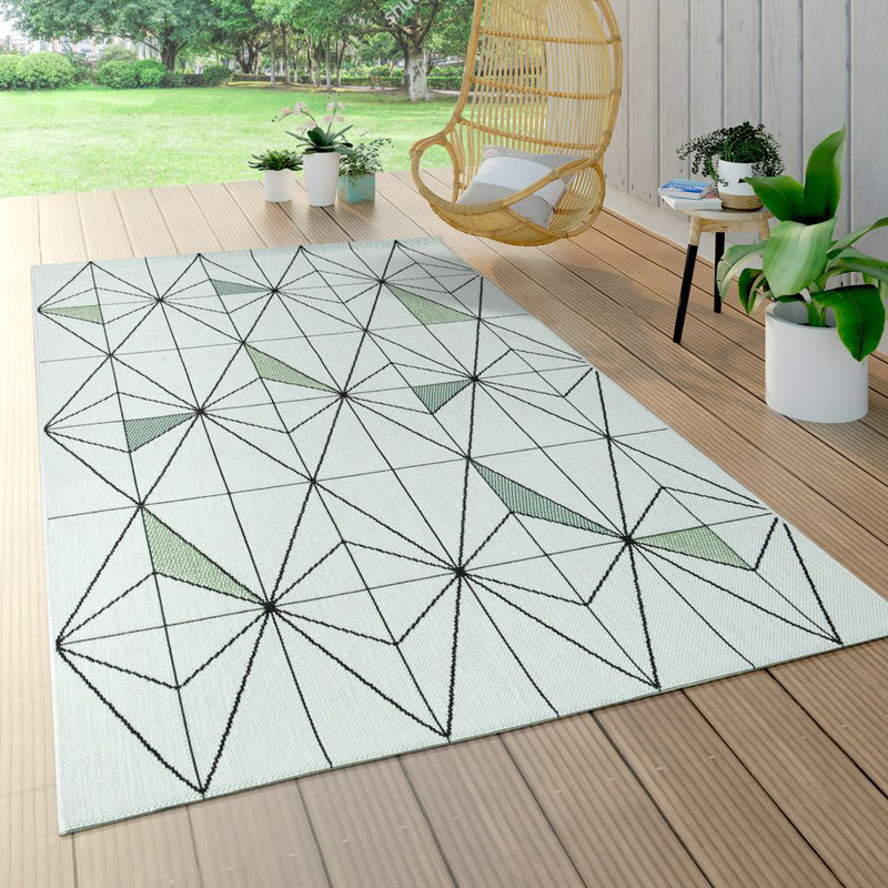 Vimmerby Geometric Area Rug, Rectangle 120 x 170cm