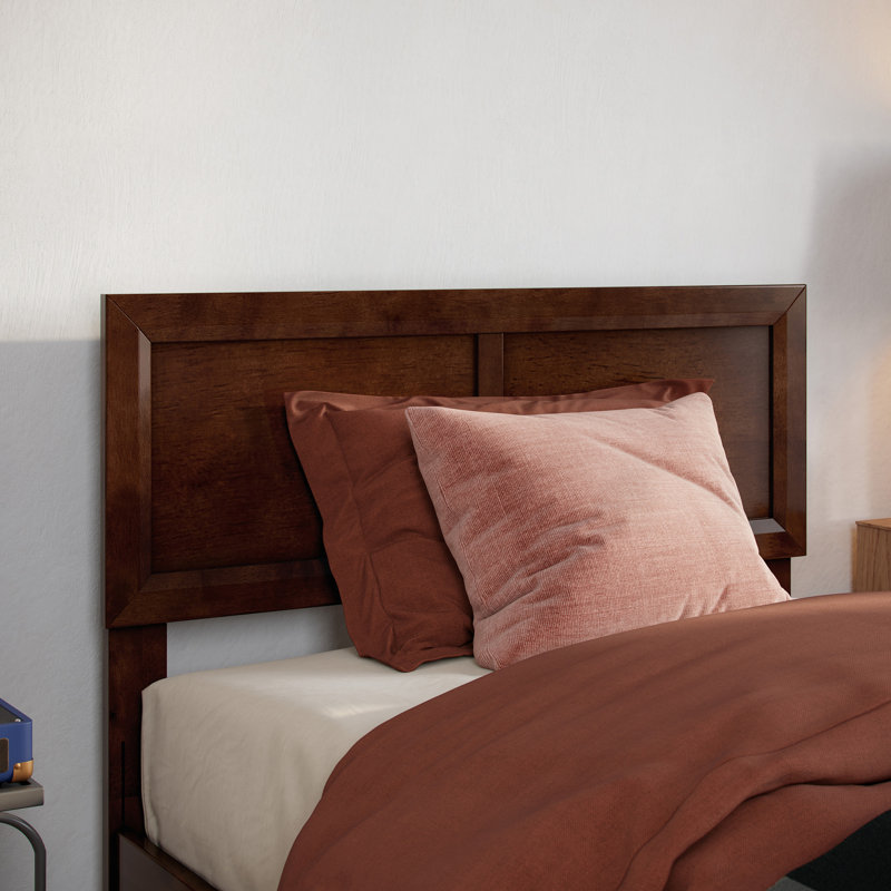 Avaleen Wood Headboard, Walnut, Twin