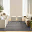 Tapis d'intérieur moderne gris pur à nœuds DKNY-106845065