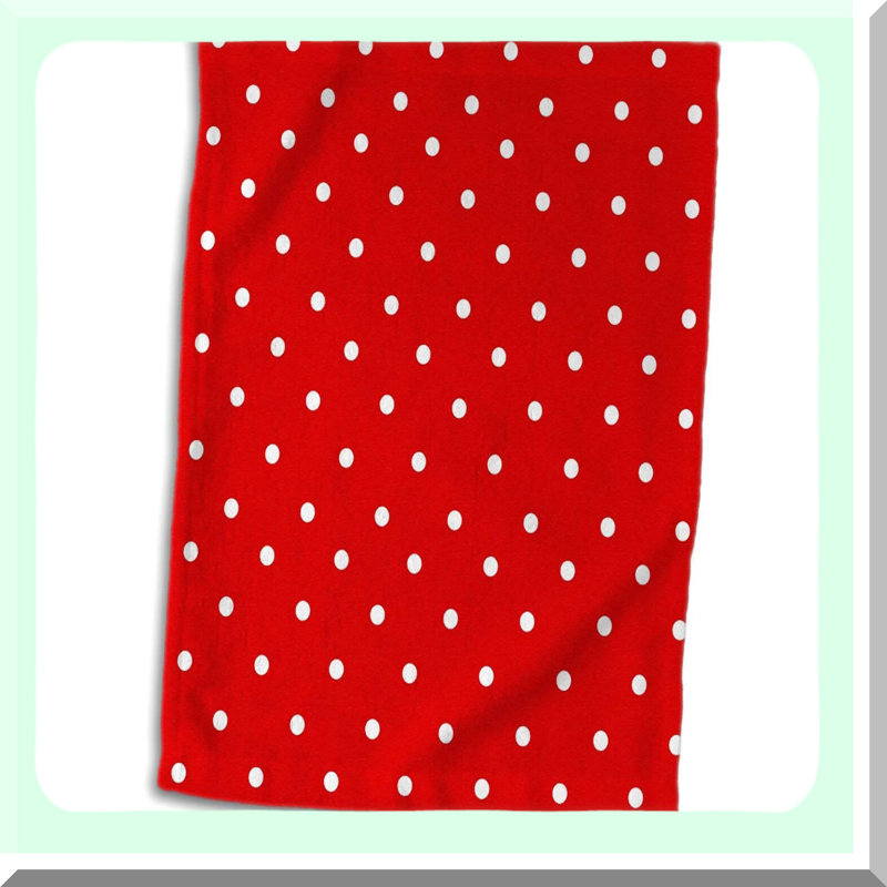 Elegant Glam Hand Towel - 15x22, Multicolor Dot