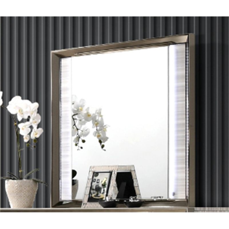 Étoile blanche avec miroir