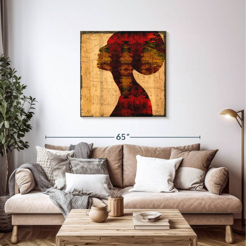 Leisha Nubian Queen II, 36" H x 36" W