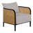 Havana Lounge Chair - Black/Natural Cane-979920530-951824291-951824247