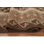Tapis brun en laine réversible kilim 5 x 8