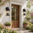 2-Light 20"h Black Outdoor Wall Light,2-Pack Wall Lantern Sconce With Clear Glass