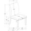 Chaise d'appoint de salle à manger rembourrée Herran beige