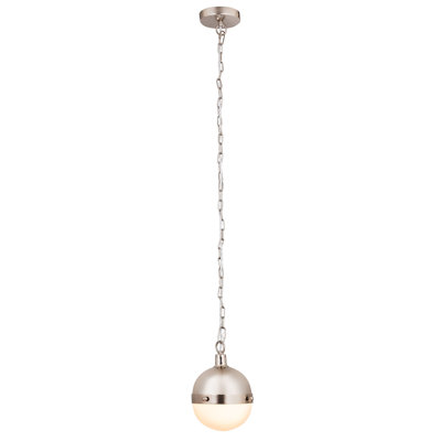Harmelin 7'' Wide 1-Light Mini Pendant - Satin Nickel