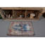 Tapis Boho, tapis rétro, tapis bleu froid, petits tapis de 2,4 x 3,2 pieds, tapis turc, tapis de décoration intérieure