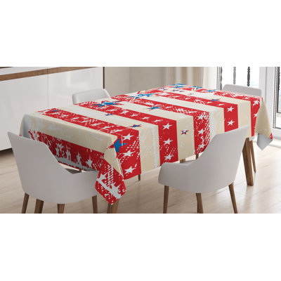 American Flag Dining Room Kitchen Tablecloth