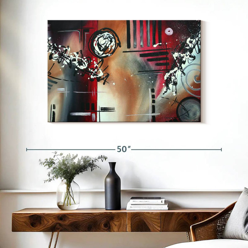 Avery Red Divinity, 26" H x 39" W