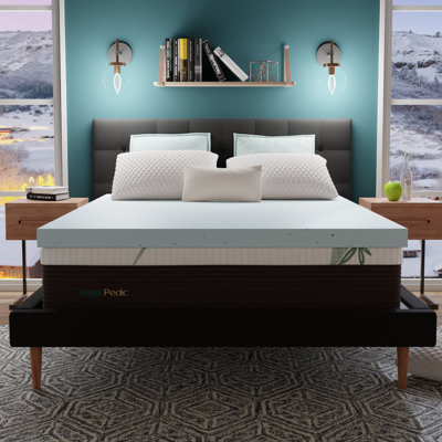 Zenwave 3"" Memory Foam Topper -  Ergo-Pedic, T3CBD-F75