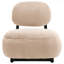 Fauteuil d'appoint sans accoudoirs Camel