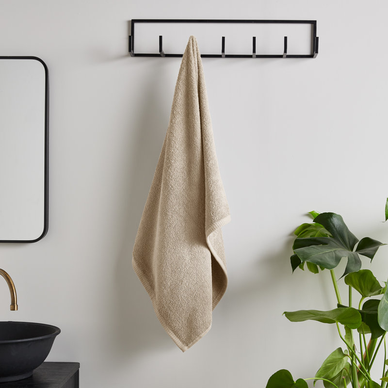 Quick Dry Cotton Hand Towel, Beige