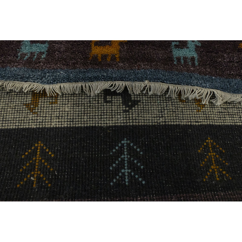 Tapis multicolore tribal Indo Farhana