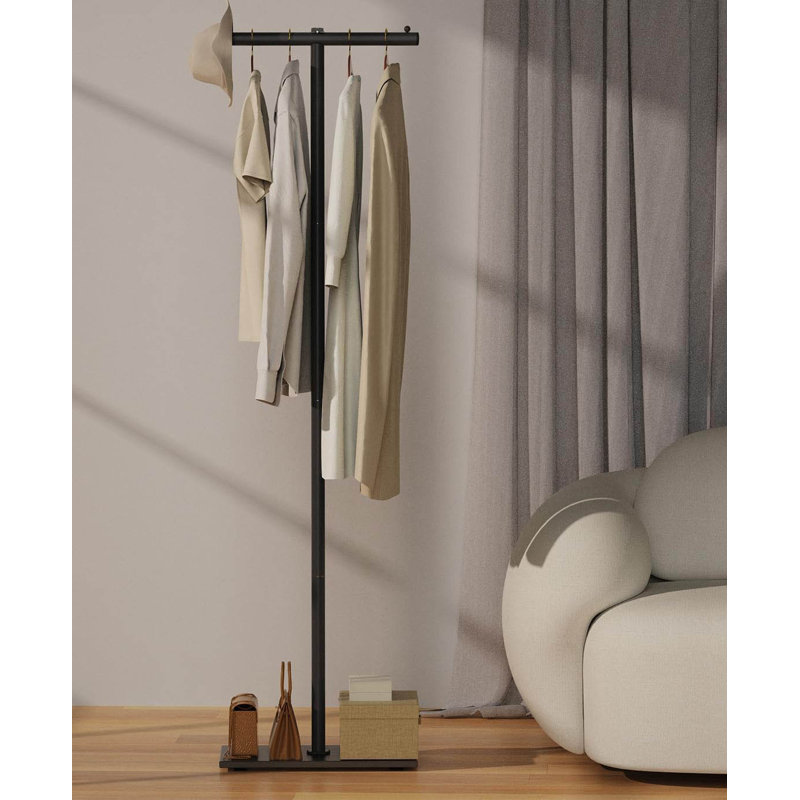 Metal Freestanding Coat Rack, Black