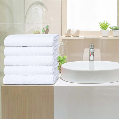 100% Cotton Premium Turkish Bath Towel Set, 6 Piece Super Soft And Highly Absorbent & Quick Dry Bath Towel, Hand Towel And Wash Cloth