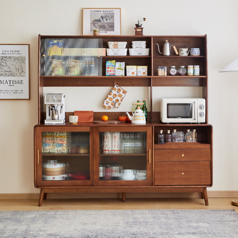 Armoire de rangement moderne en bois massif