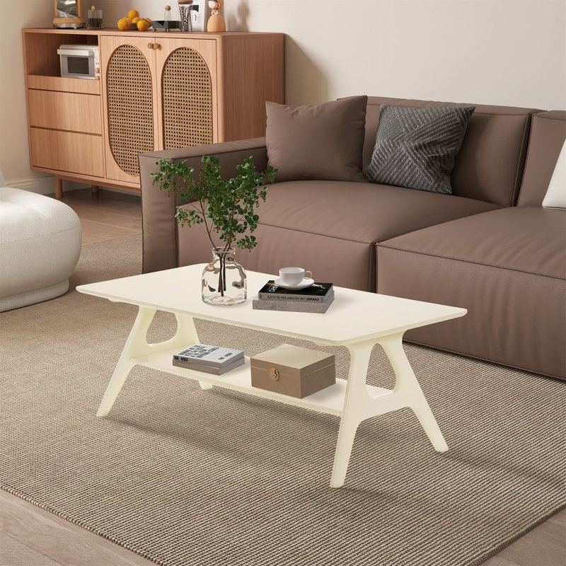 Table basse Arona, Blanc cassé