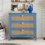Commode d'appoint 3 tiroirs Natural Rattan