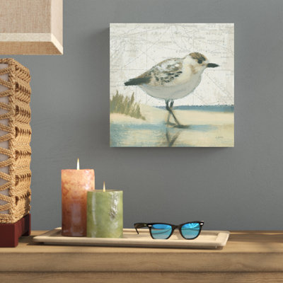 «Beach Bird I» par James Wiens - reproduction d'art sur toile tendue