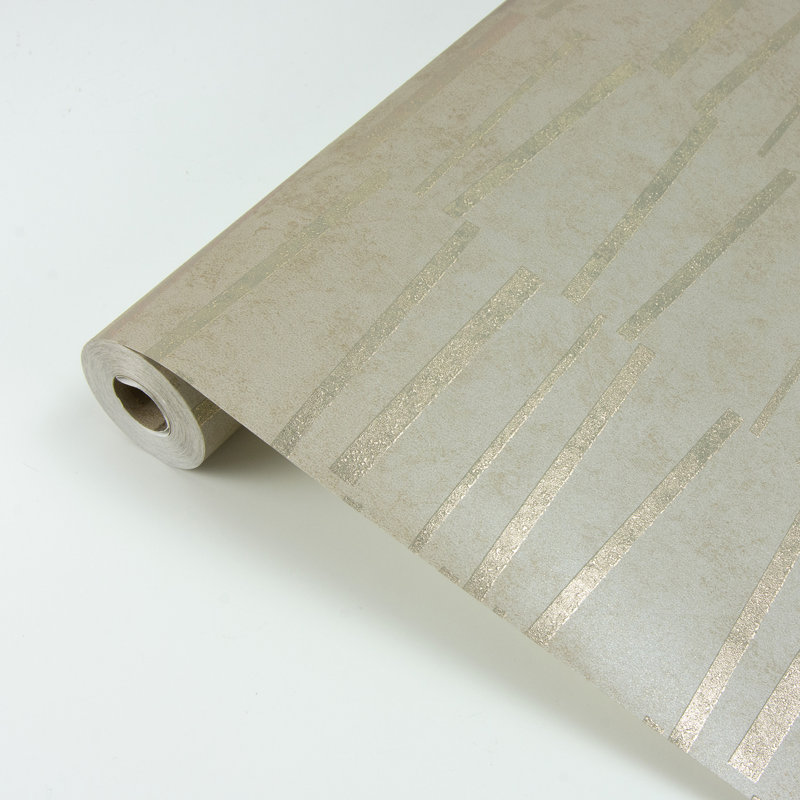 Rouleau de papier peint L 33 pi x l 21 po Spineser Luminescence, Doré