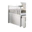 Lit de jour polyvalent blanc, pin massif, capacité de poids de 660 lb