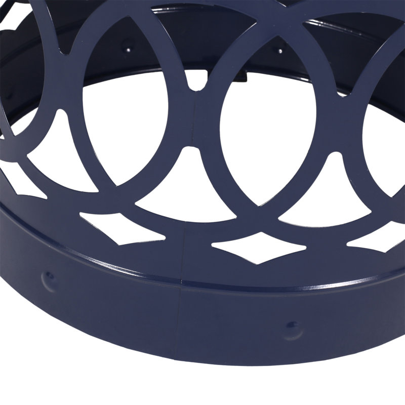 Ensemble de table d'appoint charmant en métal au design élégant pour votre espace, Marine