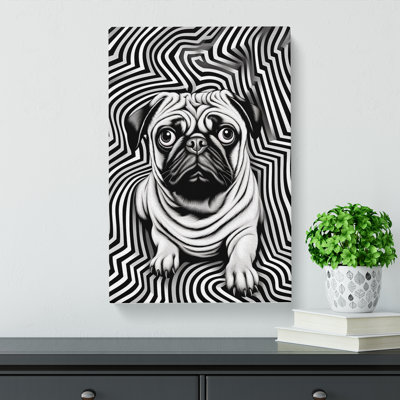 Pug Op - Wrapped Canvas