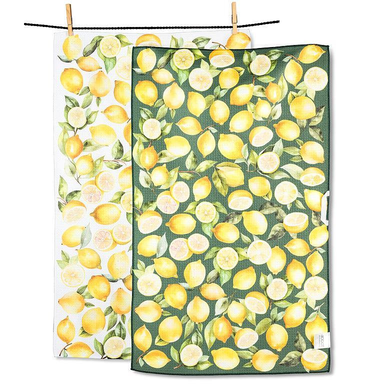 Torchon à double face Lemons