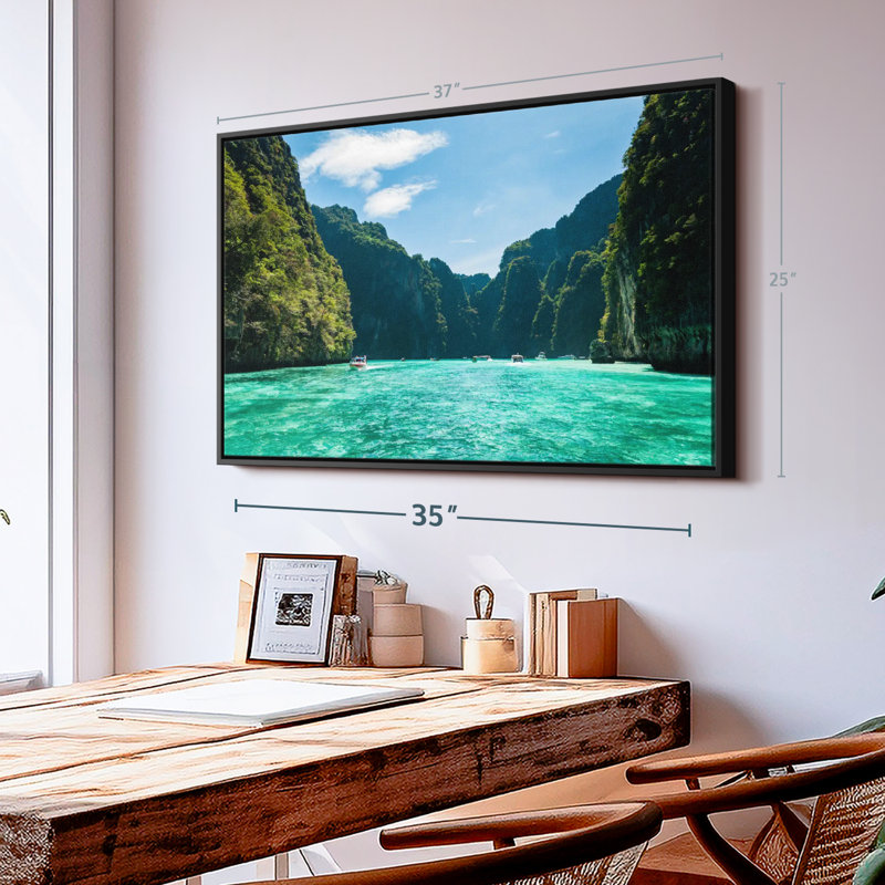 Ko Phi Phi Le Island Canvas Print, 25" H x 37" W