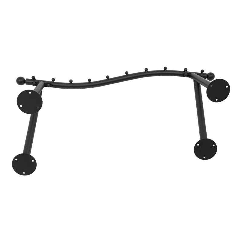 Portemanteau mural 31,5 po, Black