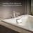 Tea-for-Two 72'' x 36'' Drop-in Whirlpool Cast Iron Bath with Heater-51403881